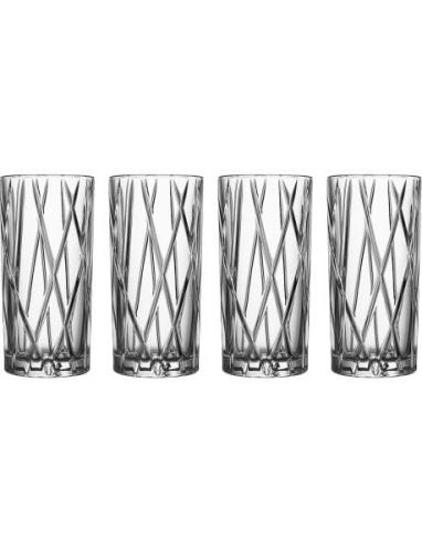 City Highball 4-Pack 37Cl Home Tableware Glass Cocktail Glass Nude Orr...