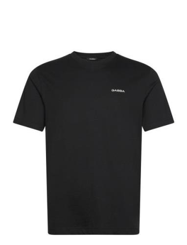 Dune Logo Ss Gots Tops T-Kortærmet Skjorte Black Gabba