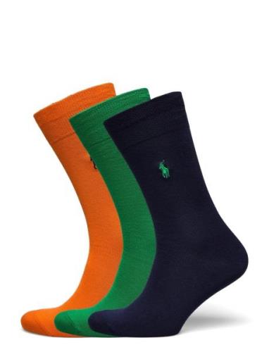 Mercerized Cotton-3Pk Mercerized Cr Underwear Socks Regular Socks Mult...