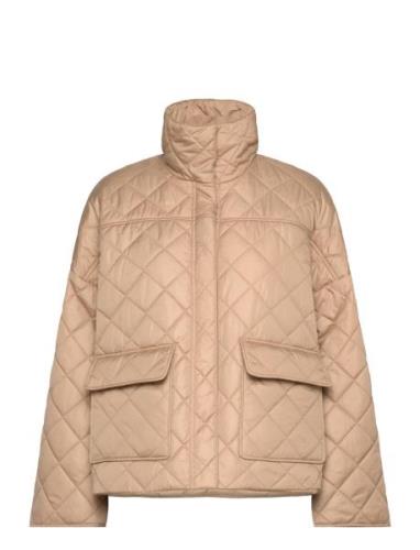 Quilted Jacket Quiltet Jakke Beige GANT