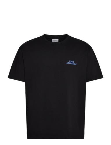 Late Night Service T-Shirt Tops T-Kortærmet Skjorte Black Les Deux