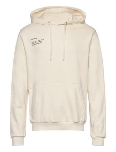 Neighborhood Hoodie Tops Sweatshirts & Hoodies Hoodies Cream Les Deux