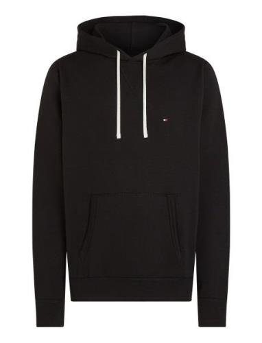 Essential Fleece Hoody Tops Sweatshirts & Hoodies Hoodies Black Tommy ...