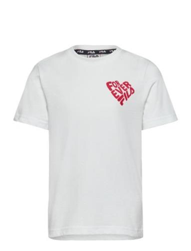 Baton Rouge T-Shirt Tops T-Kortærmet Skjorte White FILA