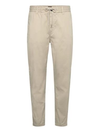 Chino-Tapered-Ds-2 Bottoms Trousers Chinos Beige BOSS