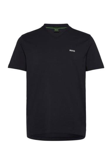 Tee V Sport T-Kortærmet Skjorte Navy BOSS