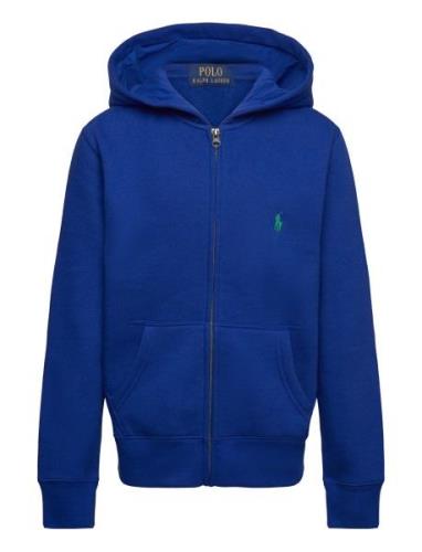 Fleece Full-Zip Hoodie Tops Sweatshirts & Hoodies Hoodies Blue Ralph L...