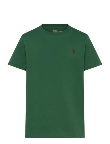 26/1 Jersey-Ss Cn-Tp-Tsh Tops T-Kortærmet Skjorte Green Ralph Lauren K...