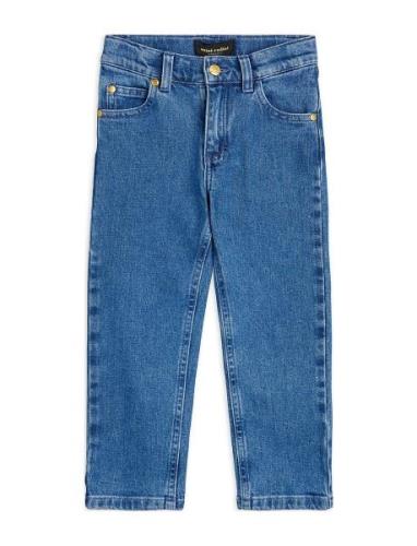 Straight Denim Jeans Bottoms Jeans Regular Jeans Blue Mini Rodini