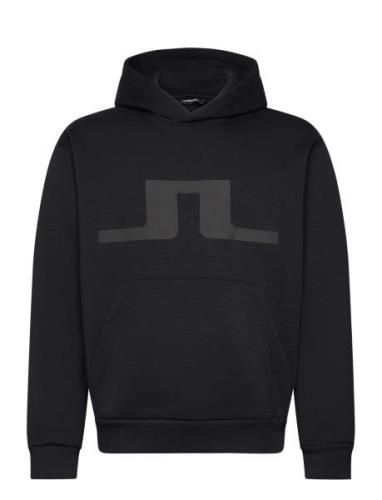 Karson Graphic Hoodie Tops Sweatshirts & Hoodies Hoodies Black J. Lind...