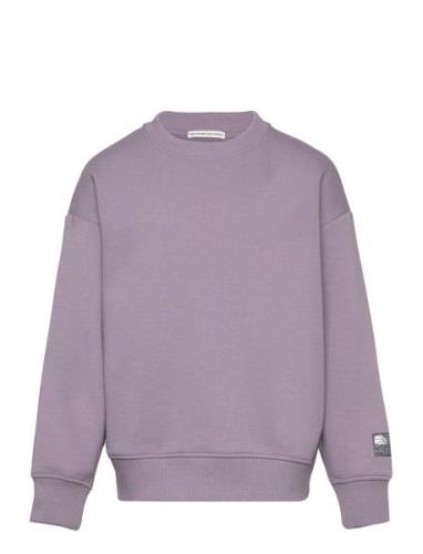 Over Basic Sweatshirt Tops Sweatshirts & Hoodies Sweatshirts Purple To...