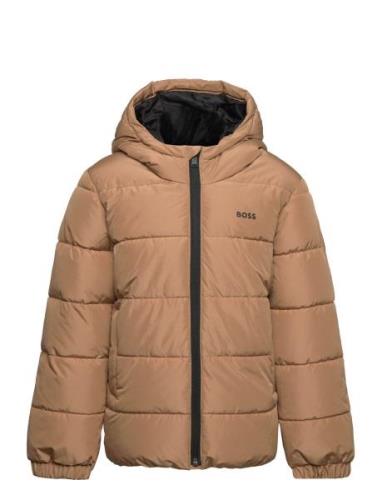 Puffer Jacket Foret Jakke Brown BOSS