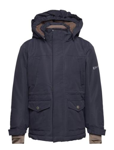 Jacket Solid Outerwear Jackets & Coats Winter Jackets Navy En Fant