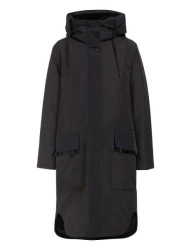 Aiko Wns Parka Outerwear Parka Coats Black Didriksons