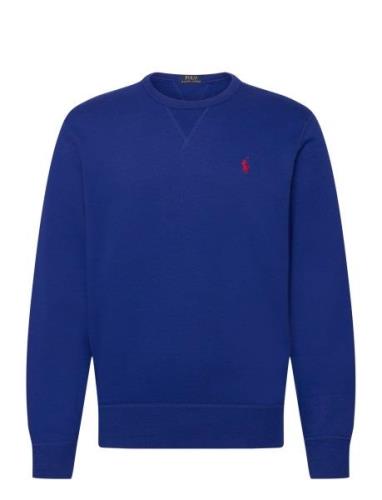 Rl Fleece-Lsl-Knt Designers Sweatshirts & Hoodies Sweatshirts Blue Pol...