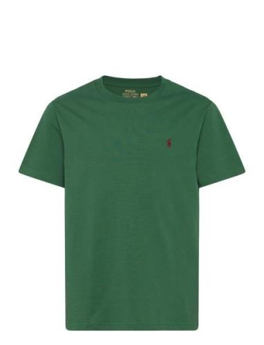 Cotton Jersey Crewneck Tee Tops T-Kortærmet Skjorte Green Ralph Lauren...