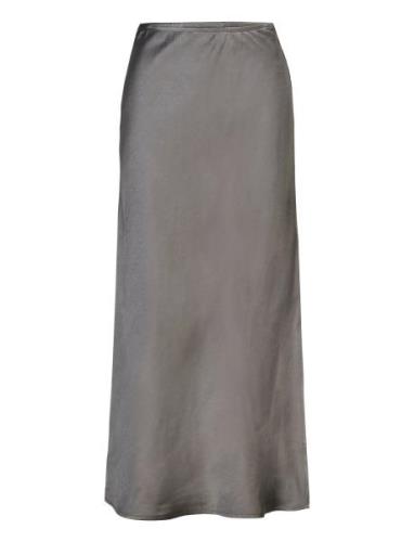 Cc Heart Skyler Mid-Length Skirt Knælang Nederdel Grey Coster Copenhag...