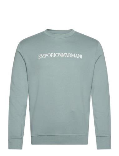 Sweatshirt Designers Sweatshirts & Hoodies Sweatshirts Green Emporio A...