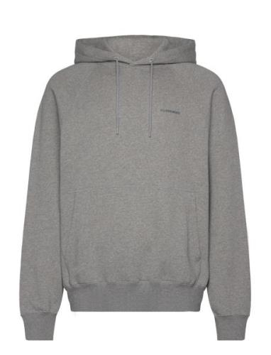 Callan Hoodie Tops Sweatshirts & Hoodies Hoodies Grey J. Lindeberg