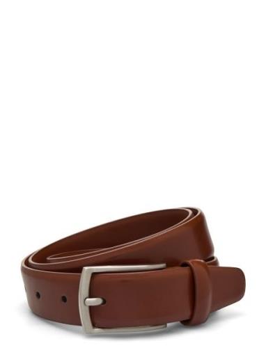 Leather Belt Accessories Belts Classic Belts Brown Mango