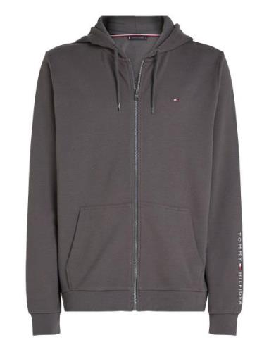 Fz Hoodie Tops Sweatshirts & Hoodies Hoodies Grey Tommy Hilfiger