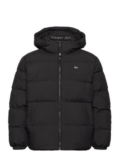 Tjm Essential Down Jacket Ext Foret Jakke Black Tommy Jeans