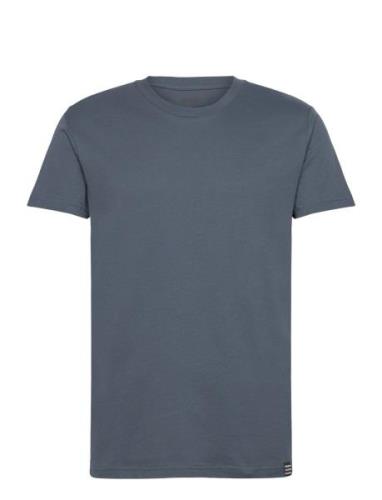 Organic Thor Tee Tops T-Kortærmet Skjorte Blue Mads Nørgaard