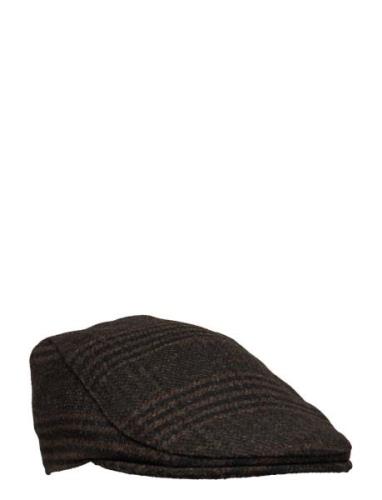 Barbour Chev Flat Cap Accessories Headwear Flat Caps Brown Barbour