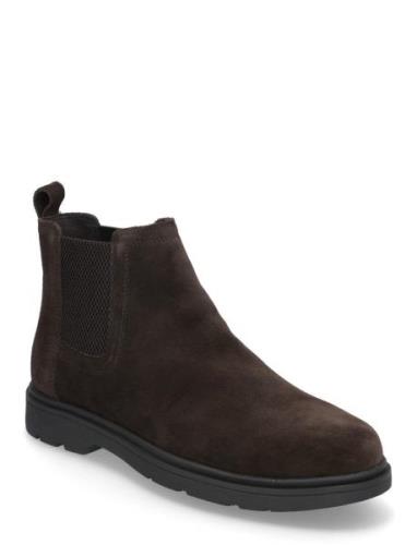 U Spherica Ec1 C Støvlet Chelsea Boot Brown GEOX