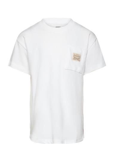 Lvb Curved Hem Pocket Tee / Lvb Curved Hem Pocket Tee Tops T-Kortærmet...