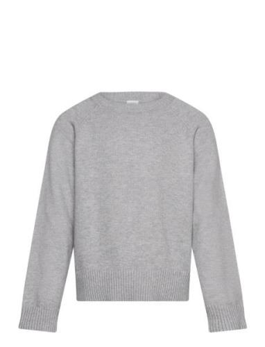 Sweater Fine Knit Tops Sweatshirts & Hoodies Sweatshirts Grey Lindex