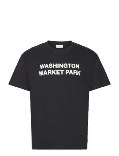 Washington T-Shirt Tops T-Kortærmet Skjorte Black Les Deux