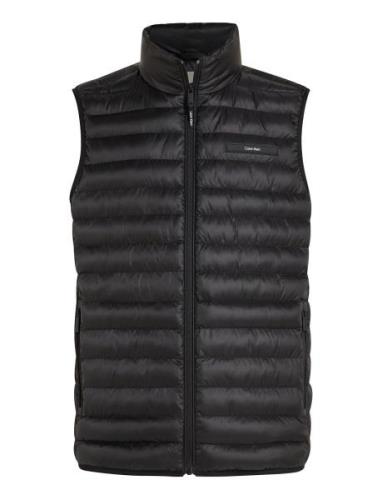 Quilted Lw Vest Vest Black Calvin Klein