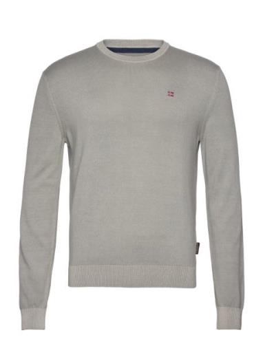 Droz Jumper Tops Knitwear Round Necks Grey Napapijri