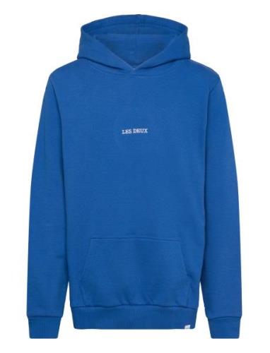 Dexter Hoodie Kids Tops Sweatshirts & Hoodies Hoodies Blue Les Deux