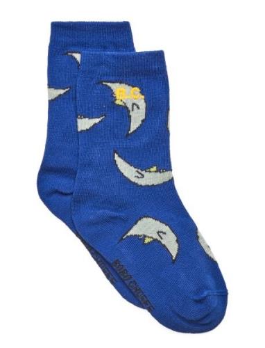 Beneath The Moon All Over Long Socks Socks & Tights Socks Blue Bobo Ch...