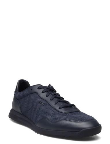 Zayn_Lowp_Lttxp Low-top Sneakers Navy BOSS