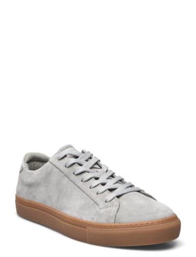 Type - Light Grey Suede / Gum Low-top Sneakers Grey Garment Project