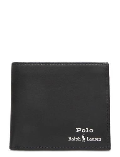 Leather Billfold Wallet Accessories Wallets Classic Wallets Black Polo...