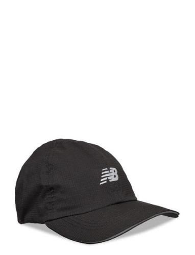 6 Panel Performance Hat Accessories Headwear Caps Black New Balance