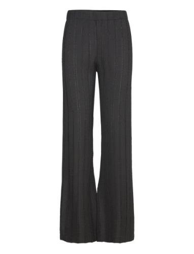 Elasticated Straight Long Pants, 22 Bottoms Trousers Straight Leg Blac...