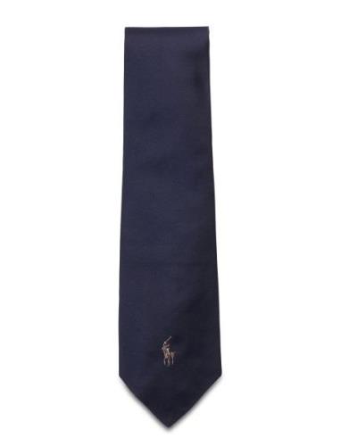 Polo Pony Silk Repp Tie Slips Navy Polo Ralph Lauren