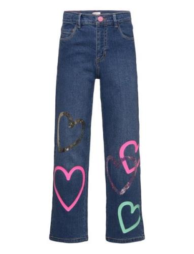 Denim Trousers Bottoms Jeans Wide Jeans Blue Billieblush