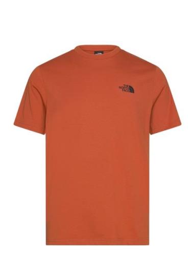 M S/S Simple Dome Tee Sport T-Kortærmet Skjorte Orange The North Face