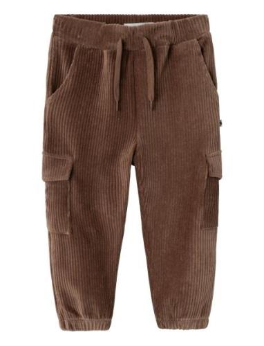 Nmmnelur Nreg Sweat Pant Bottoms Trousers Brown Name It