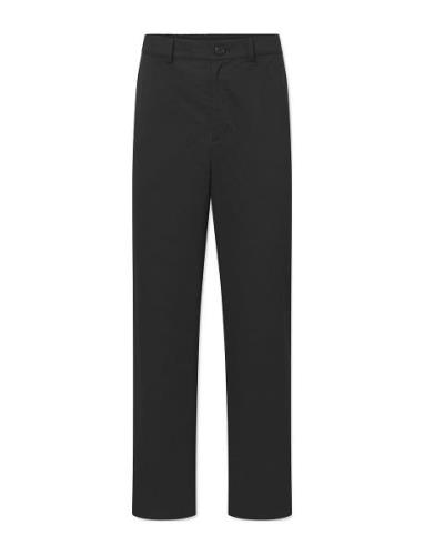 Prosper Cotton Tencel Bottoms Trousers Casual Black Rue De Tokyo