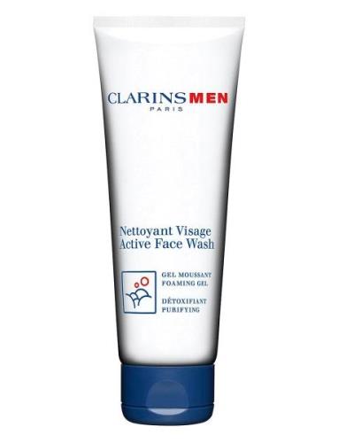 Clarins Men Active Face Wash 125 Ml Ansigtsvask Nude Clarins