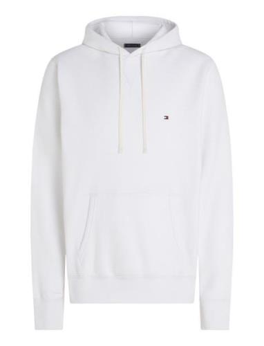 Essential Fleece Hoody Tops Sweatshirts & Hoodies Hoodies White Tommy ...