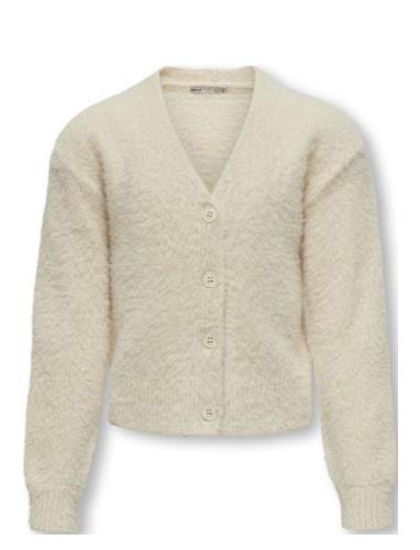 Kogpiumo L/S Button Up Cardigan Knt Noos Tops Knitwear Cardigans Beige...