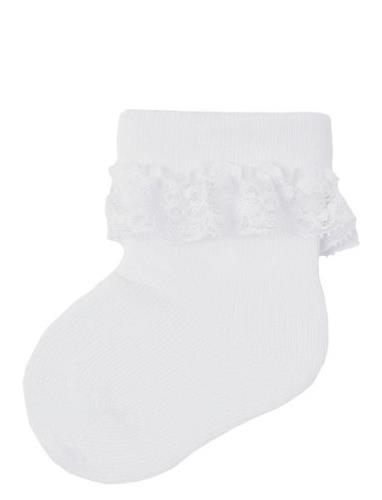 Nbfopagna Sock Sokker Strømper White Name It